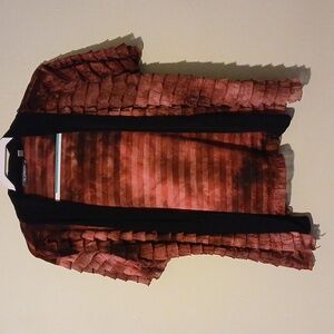 NY Collection Women's Ruffled Top  Size XL